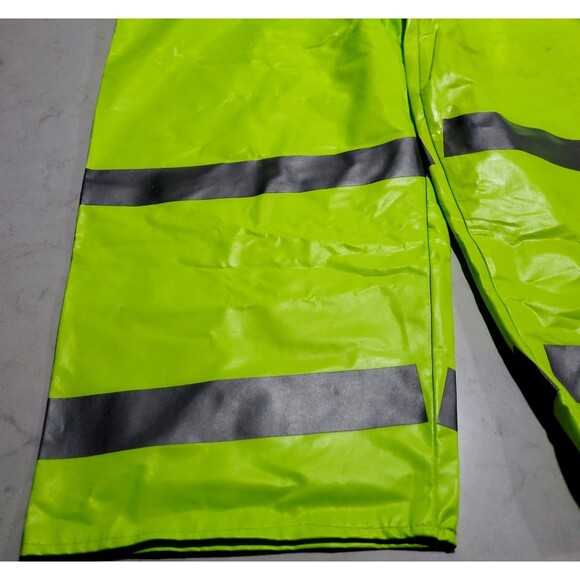 Nasco Electric Arc Resistant HiVis Bib 1001TFY202 ANSI 107 Level 2 Class E Flame - Picture 10 of 12
